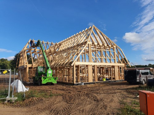 Wooden houses and structures